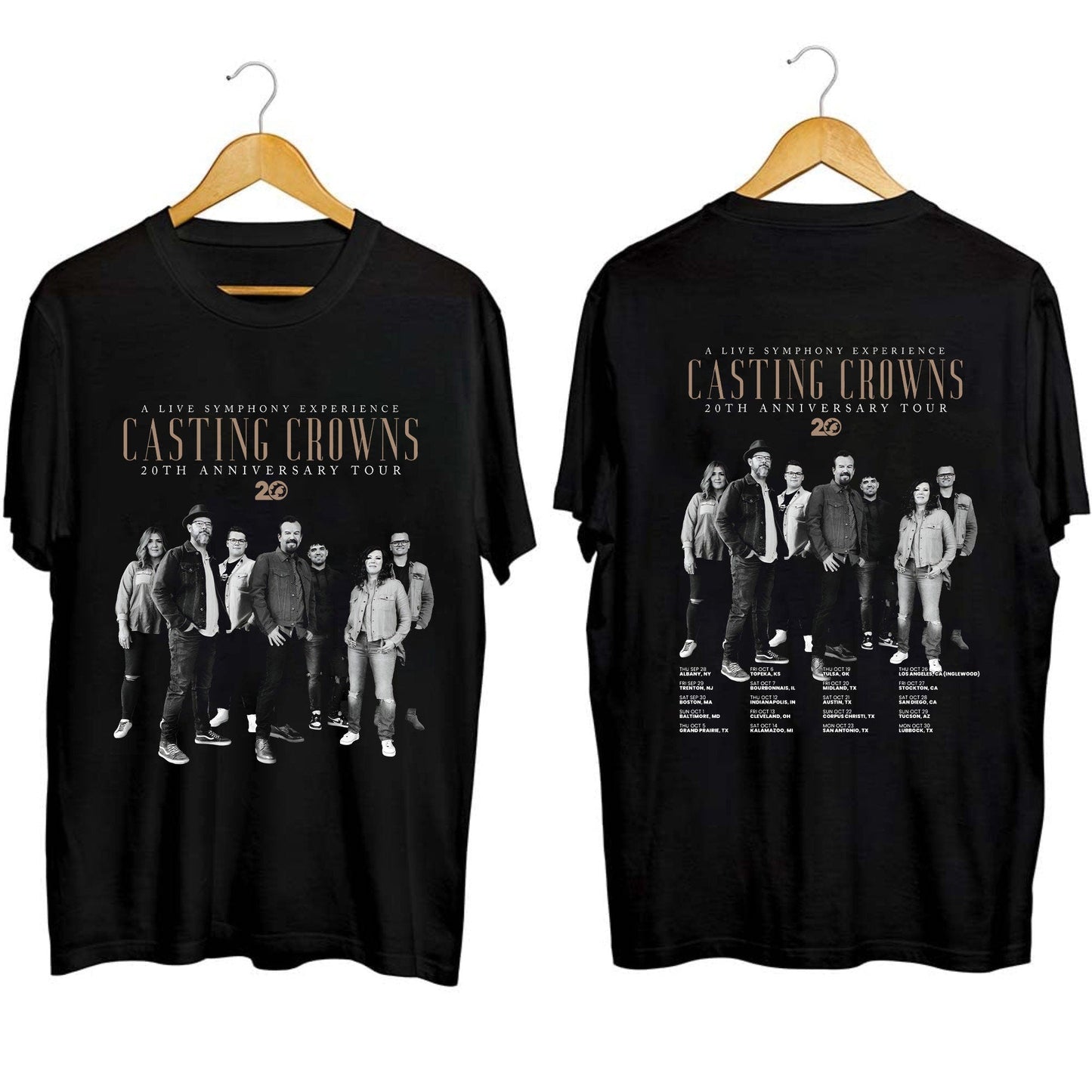 The Casting Crowns 20th Anniversary Tour Shirt