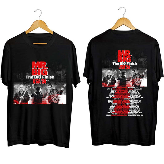 Mr. Big The Big Finish 2024 Tour Shirt