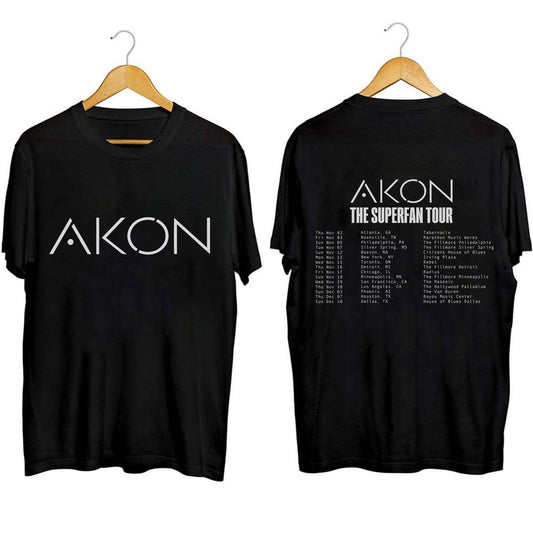Akon Superfan Tour 2023 Shirt - Fan Concert Item