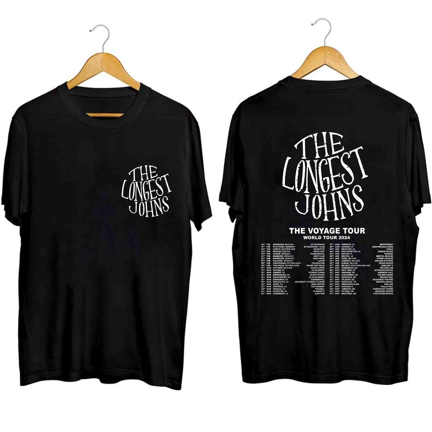 The Longest Johns 2024 World Tour Shirt