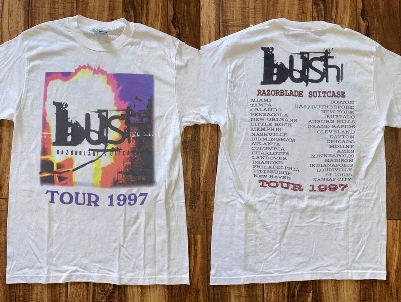 Bush Razorblade Suitcase Tour 1997 T-Shirt