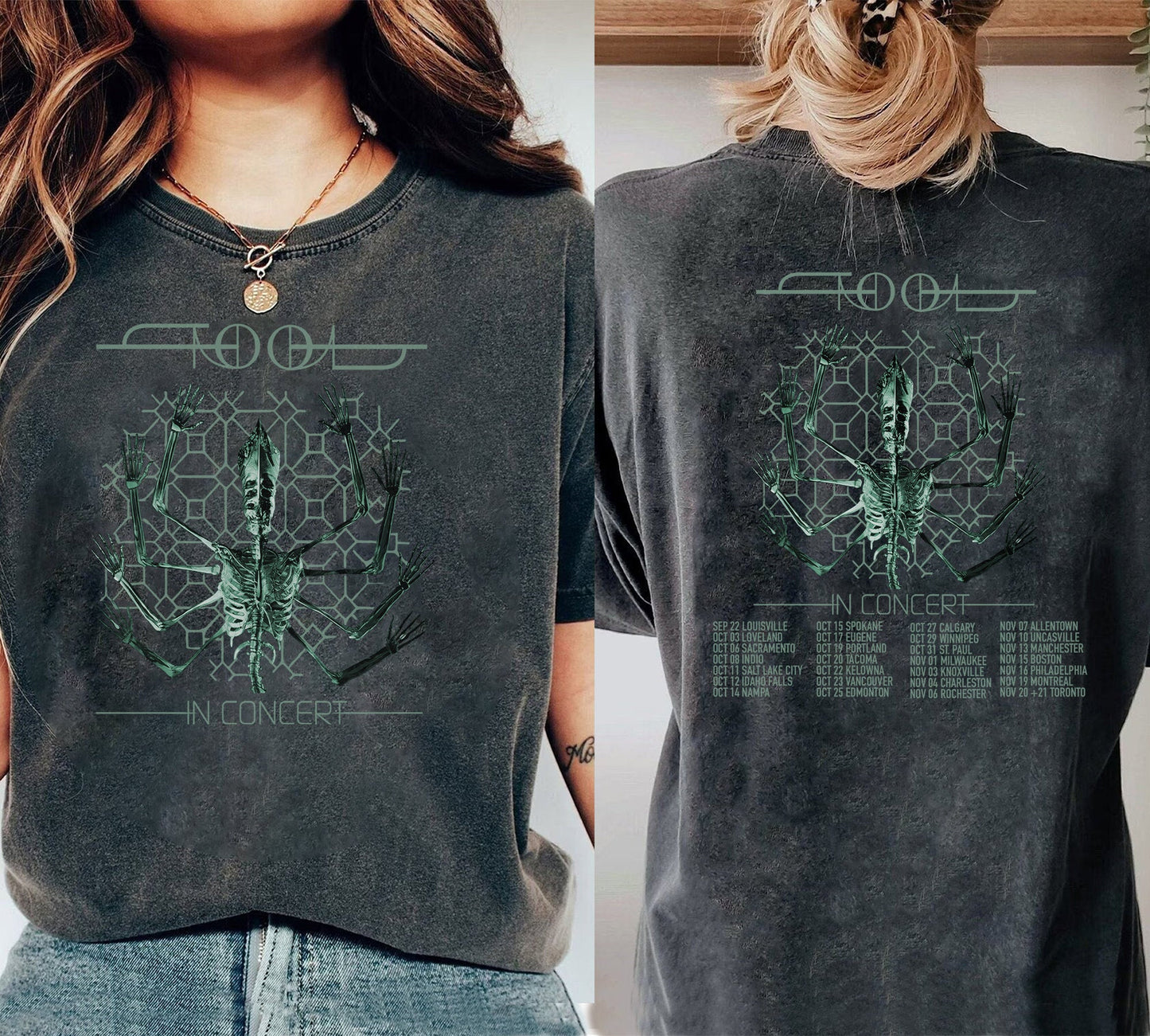 Tool World Tour 2023 2 Sides Shirt, Tool Band Shirt