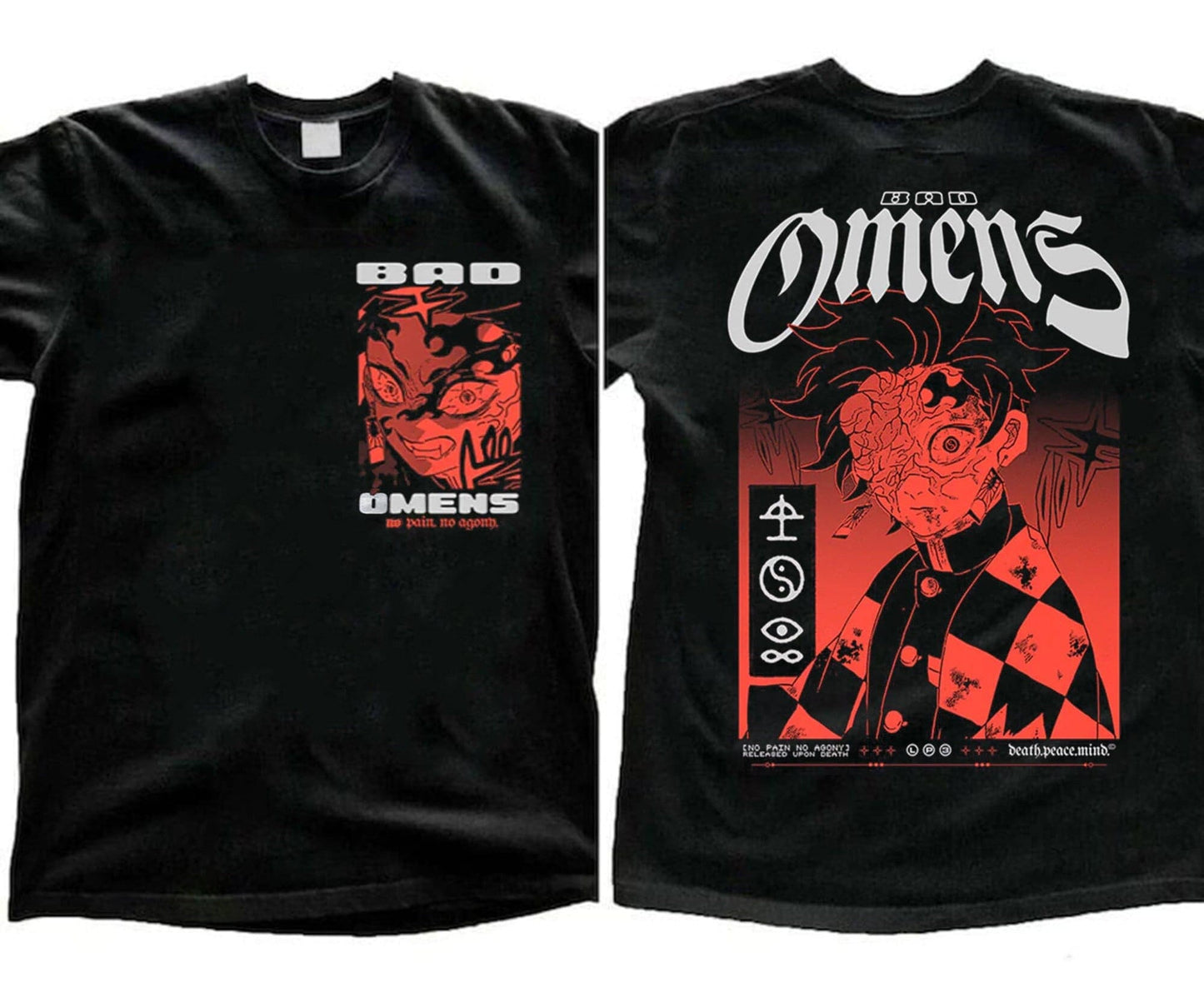 Bad Omen Band Fan Double Side T-shirt, Bad Omen 2023 Concert Tour Shirt