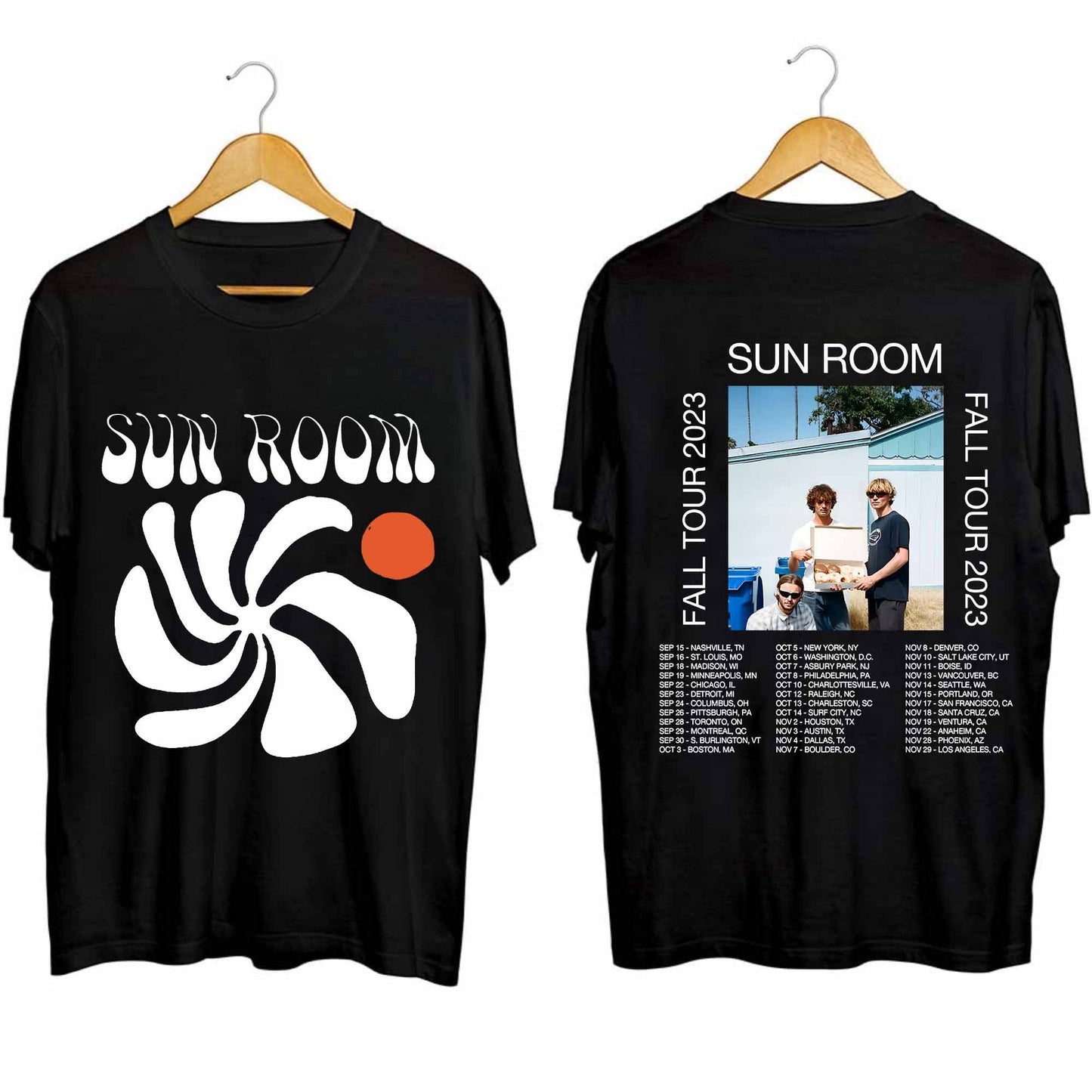 Sun Room Fall Tour 2023 Shirt, Sun Room Band Fan Shirt