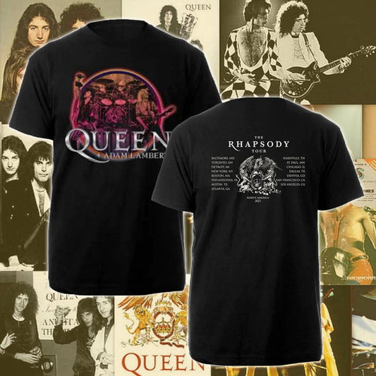 The Rhapsody Tour 2023 Shirt, Queen Adam Lambert The Rhapsody