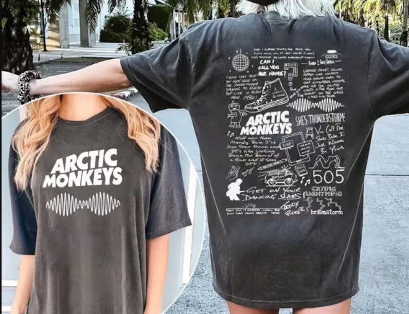 Arctic Music T-Shirt, AM Arctic Monkeys 2023 North America Tour tee