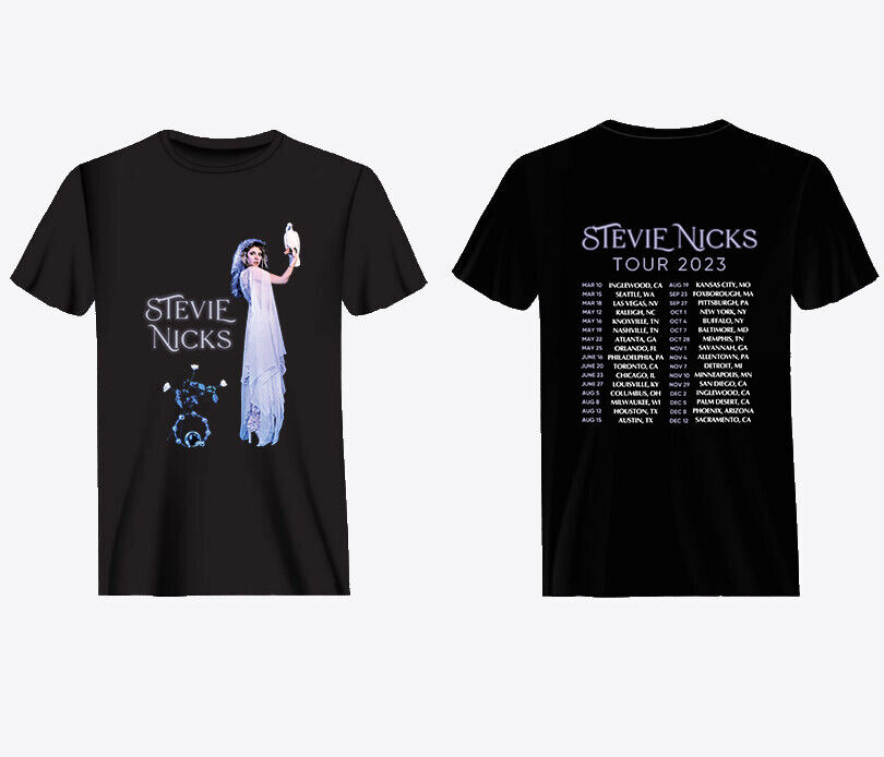 Stevie Nicks Tour 2023 Live In Concert Shirt, Double Sided Shirt