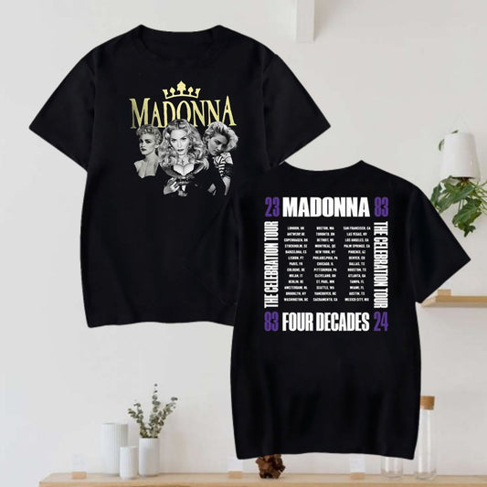 2024 Tour Madonna The Celebration T-Shirt, Madonna 90s
