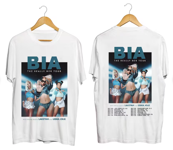 BIA The Really Her Tour 2023 Shirt, BIA 2023 Concert Shirt