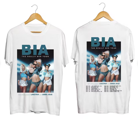 BIA The Really Her Tour 2023 Shirt, BIA 2023 Concert Shirt