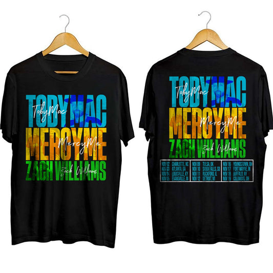 Tobymac Mercyme Zach Williams Double Sided T-shirt