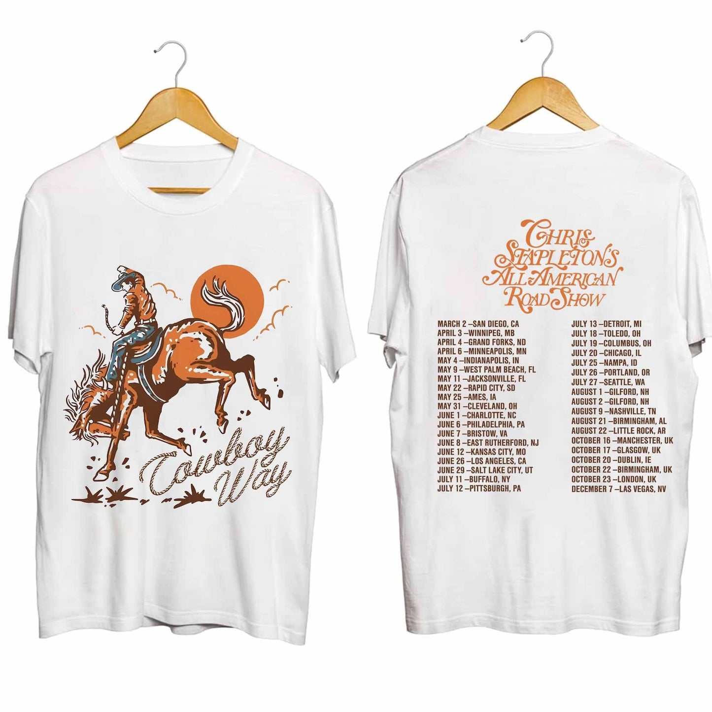 Chris Stapleton All American Road Show 2024 Tour Shirt, Chris Stapleton Fan Shirt
