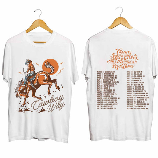 Chris Stapleton All American Road Show 2024 Tour Shirt, Chris Stapleton Fan Shirt