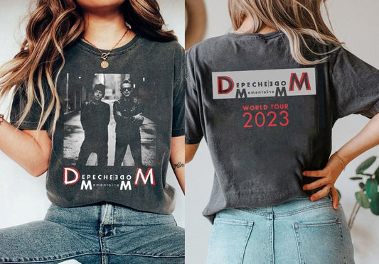 Depeche Mode Memento Mori World Tour 2023 Dates T-Shirt