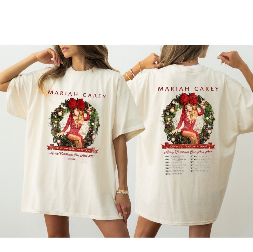 All I Want For Christmas Is Mariah Carey Shirt, Christmas Tour Shirt