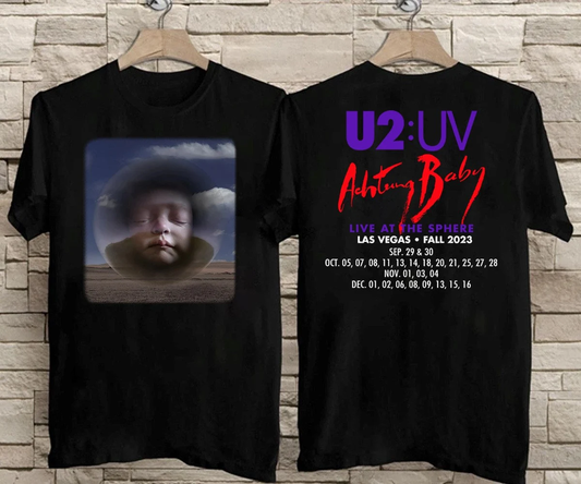 U2 Achtung Baby Live at Sphere Tour 2023 T-Shirt