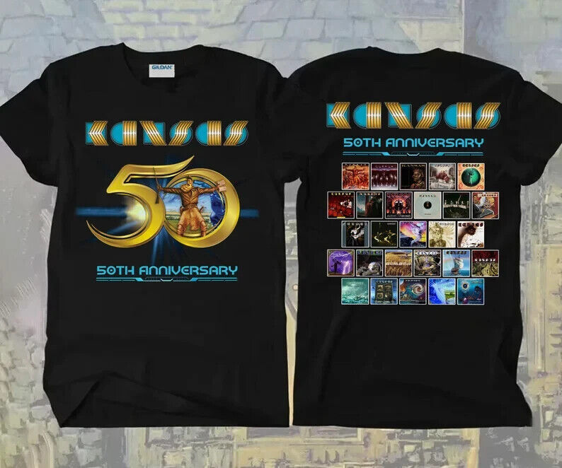 Anniversary Kansas Rock Band Tour Concert 2023 T-Shirt, Kansas 50th Anniversary Shirt