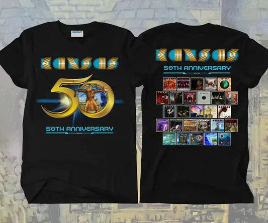 Anniversary Kansas Rock Band Tour Concert 2023 T-Shirt, Kansas 50th Anniversary Shirt