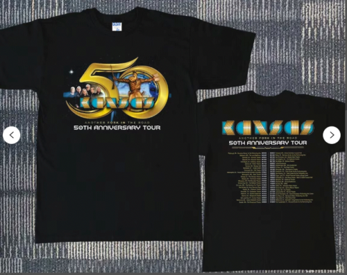 Kansas Rock Band 50th Anniversary Tour 2023 Another Fork In The Road T-Shirt