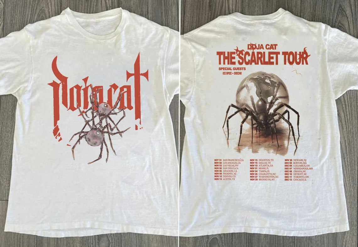 Doja Cat The Scarlet Tour 2023 Shirt, Doja Cat Fan Shirt, The Scarlet 2023 Concert