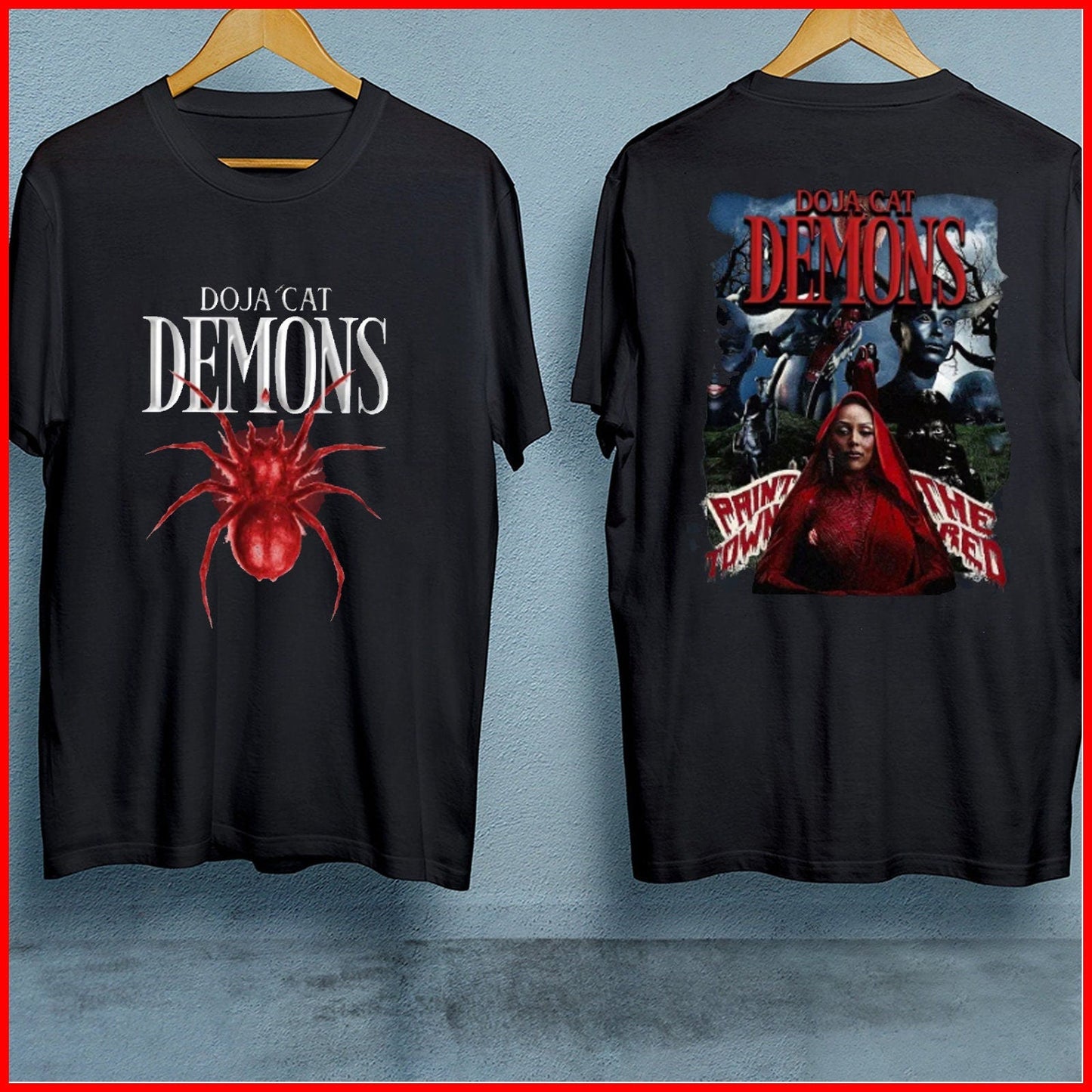 Doja Cat spider Album Music TShirt, Doja 2023 shirt, Doja 2side shirt, Doja fans gift