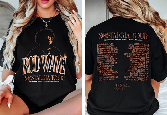 Rod Wave Beautiful Mind 2023 Tour Shirt, Rod Wave Nostalgia 2023 Tour Shirt