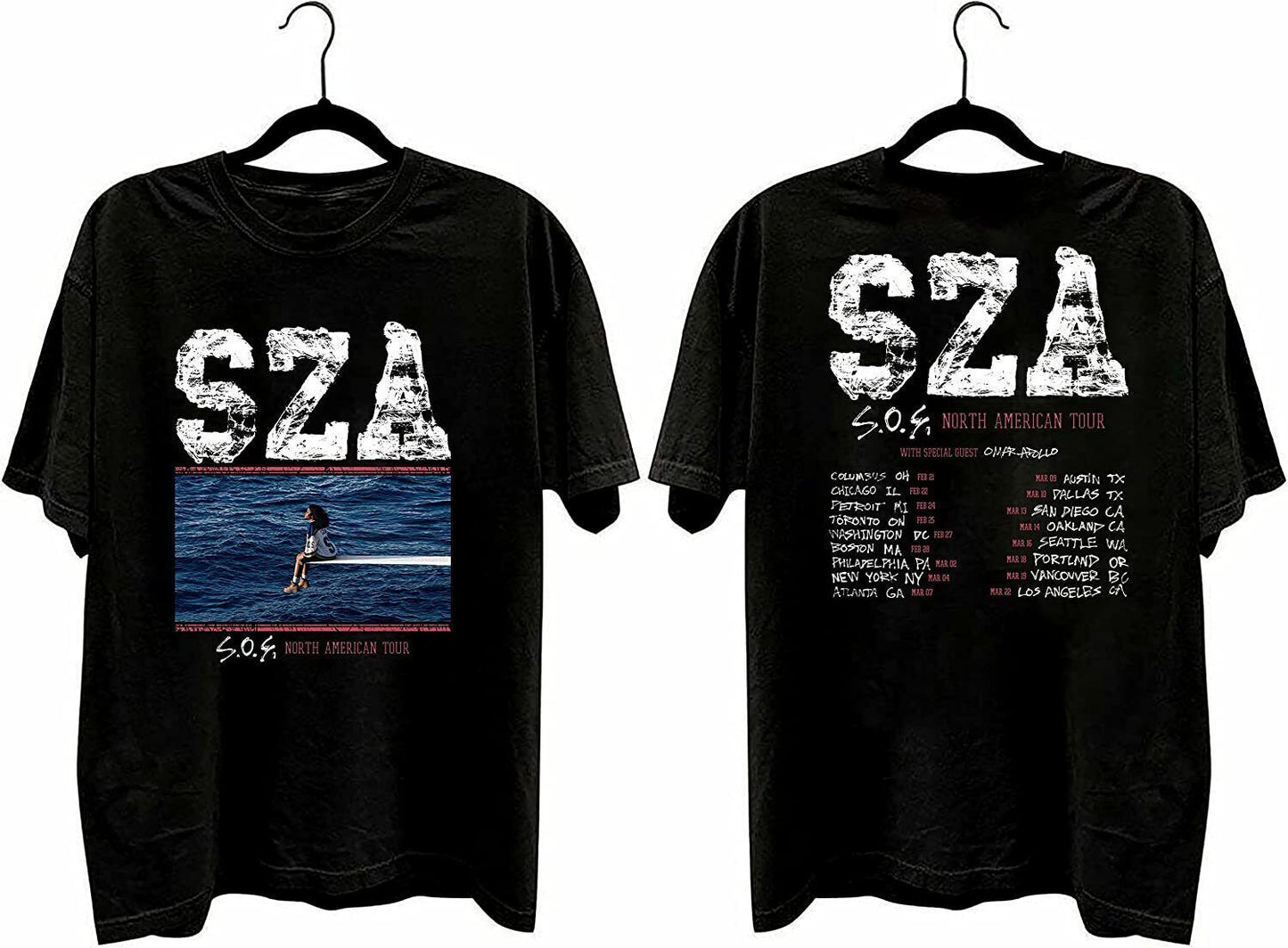 SZA SOS Tour 2023 T-shirt SOS SZA Album 2023