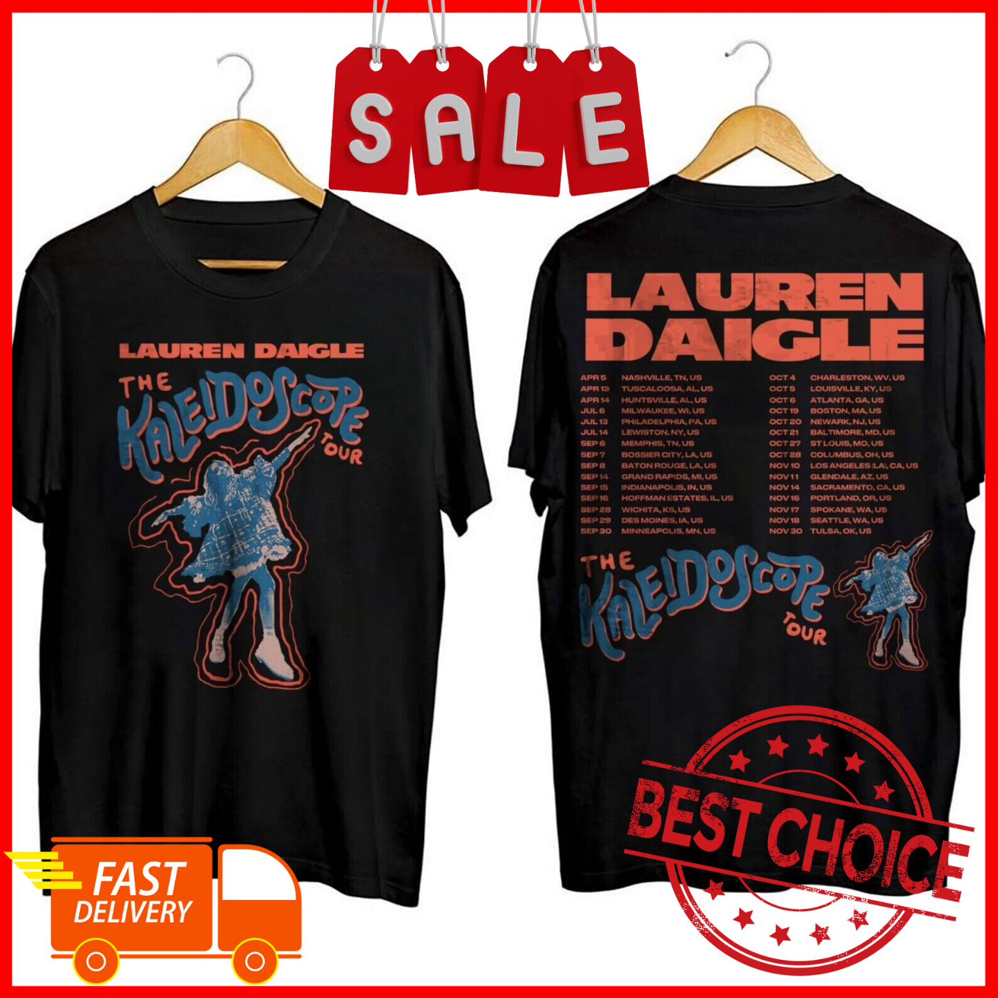 Lauren Daigle 2023 Tour T-Shirt, Lauren Daigle Fan Shirt
