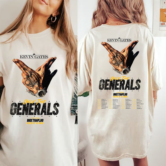 KG T-Shirt, , KG Only The Generals Tour 2023 Shirt, The Generals Concert Shirt