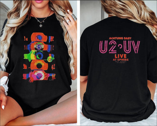 U2 Las Vegas Ultraviolet Sphere 2023, Luxurious T-Shirt