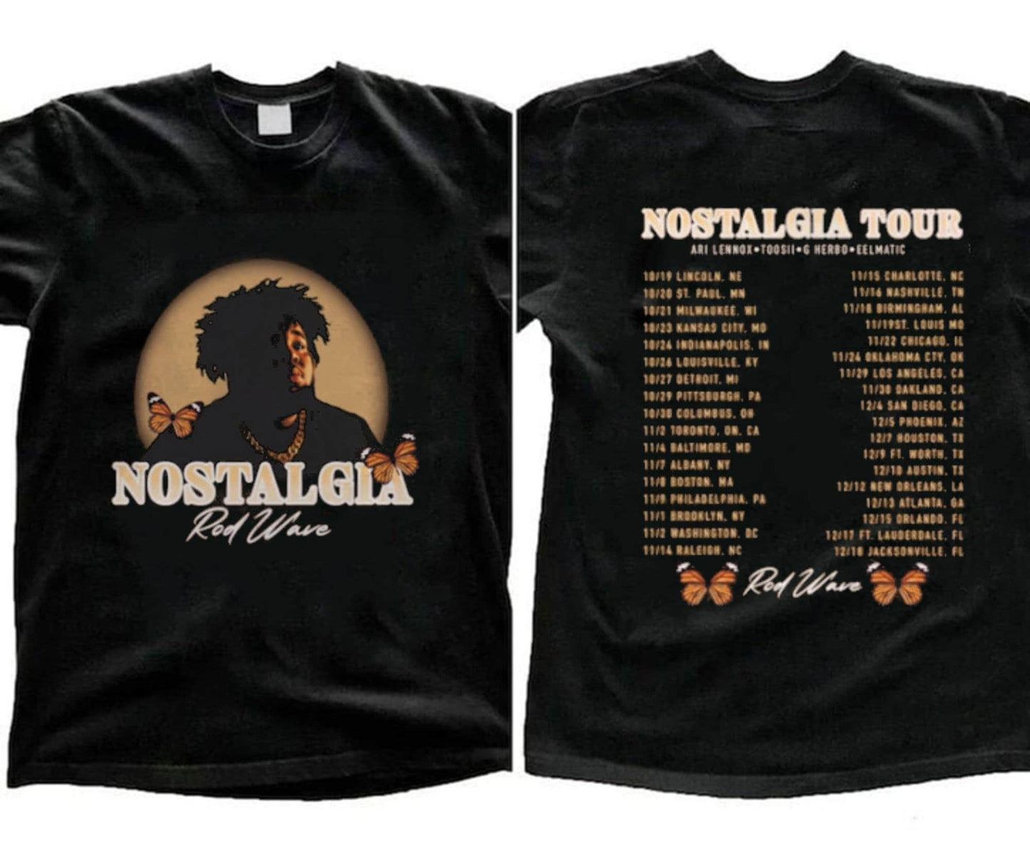 Rod Wave Nostalgia 90s Rap Music Shirt, Bootleg Vintage Y2K T Shirt