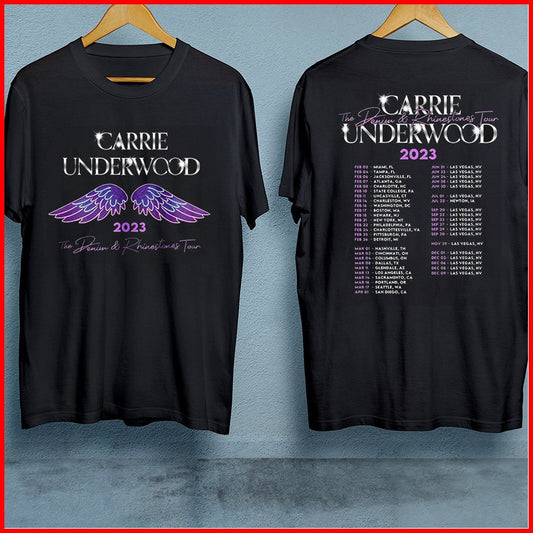 Carrie Underwood Tour 2023 shirt, Carrie Underwood Vintage Style T-Shirt