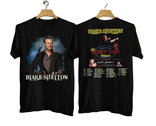 Blake Shelton Back To The Honky Tonk Tour 2023 T-shirt