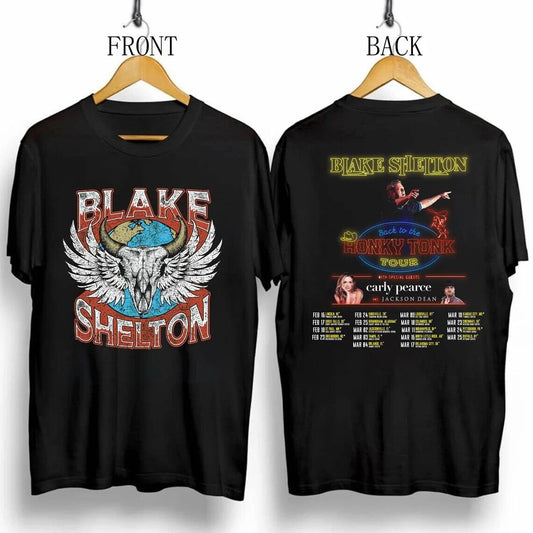 Blake Shelton 2023 Tour Back To The Honky Tonky T- Shirt