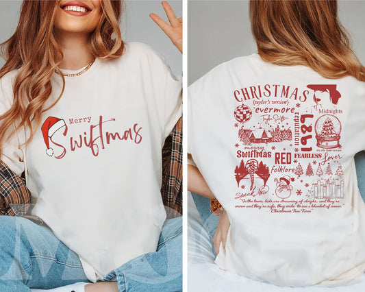 Merry Swiftmas Shirt, Christmas Tay-lor's Version Shirt, Have A Merry Swiftmas Shirt, Swift Christmas Shirt