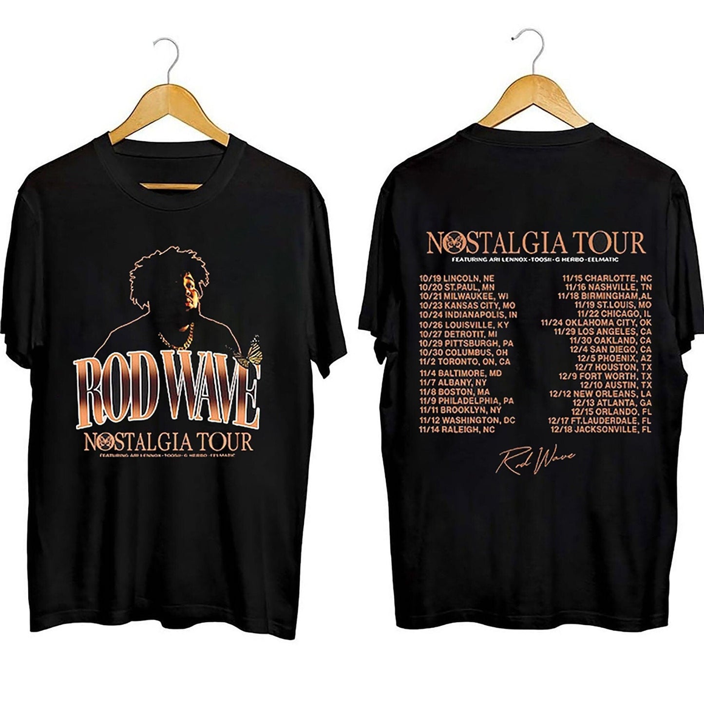 Rod wave Nostalgia tour 2023 Shirt, Rod wave Concert Shirt, Nostalgia tour Shirt 2023