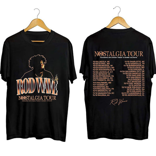 Rod wave Nostalgia tour 2023 Shirt, Rod wave Concert Shirt, Nostalgia tour Shirt 2023