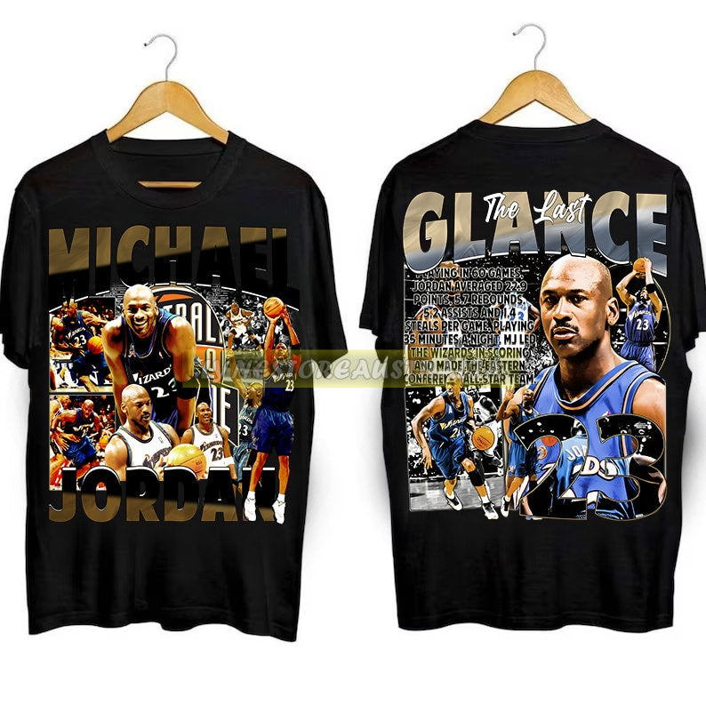 Michael Jordan 90s Vintage Bootleg Style Basketball Shirt