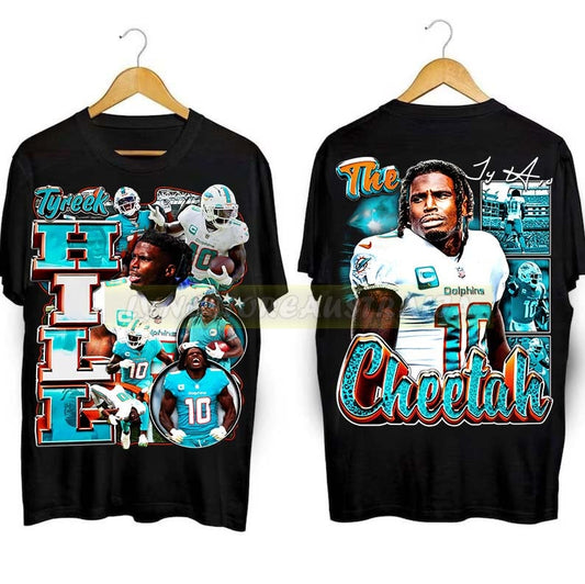 Tyreek Hill 90s Vintage Bootleg Style Football T-Shirt