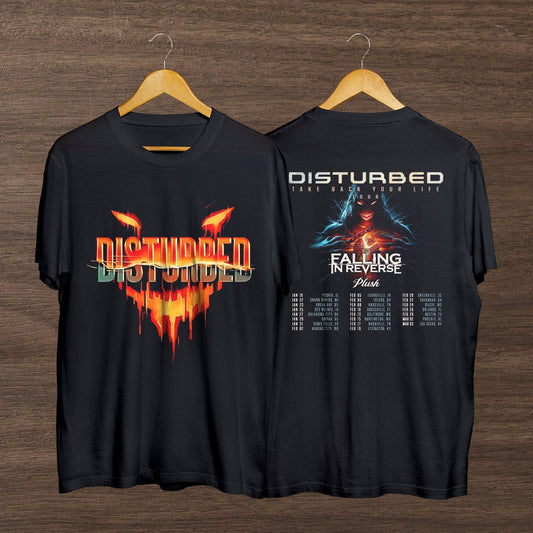 Disturbed 2024 Tour Shirt, Disturbed Band Fan Shirt, Disturbed 2024 Concert Shirt