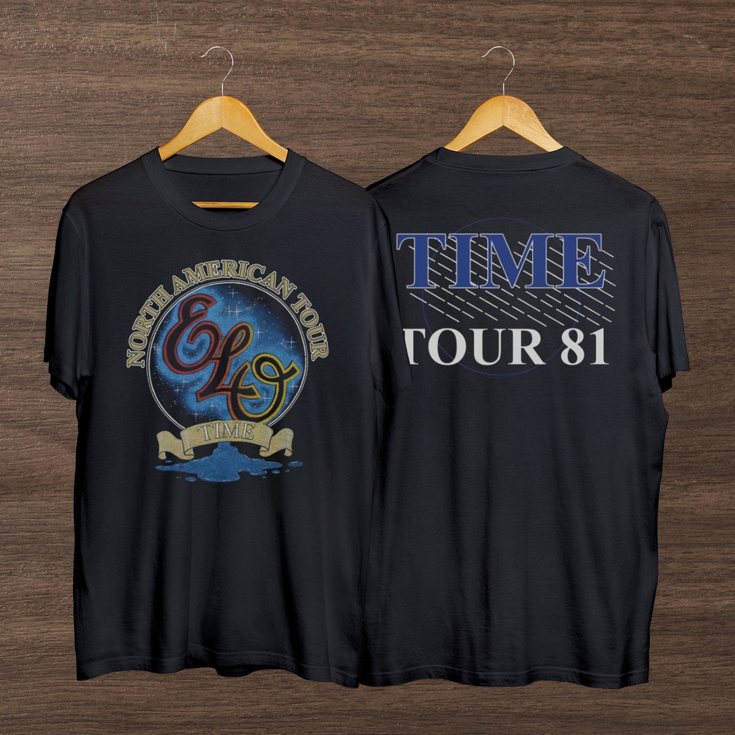 1981 Electric Light Orchestra Time Tour '81 American Tour Vintage Classic T-shirt
