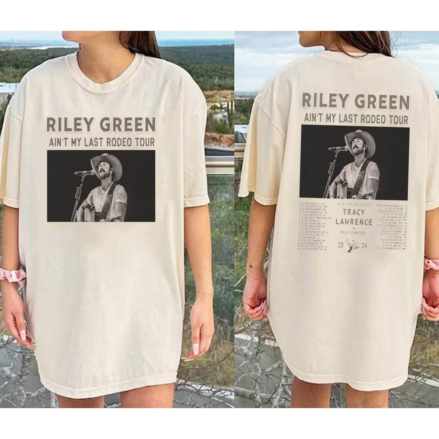 Riley Green Ain't My Last Rodeo Tour 2024 Shirt