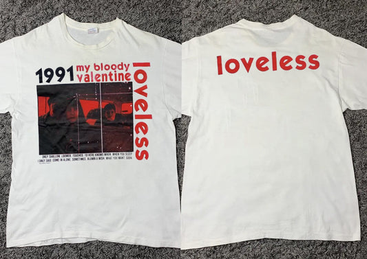 1991 Loveless My Bloody Valentine T-shirt, 90s Loveless My Bloody Graphic shirt