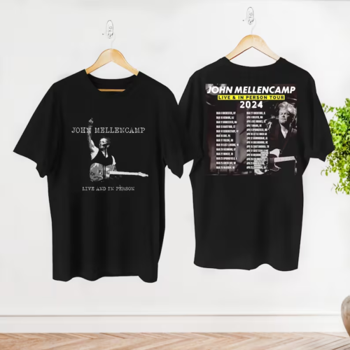 2024 John Mellencamp Live And In Person Tour T-shirt, John Mellencamp Shirt