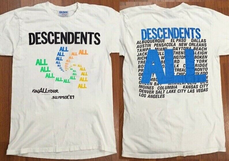 VTG Descendents FinAll Tour Summer '87 T-Shirt