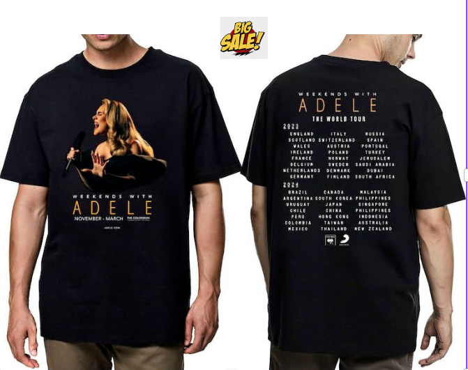 Weekends With Adele The World Tour 2023-2024 T-shirt