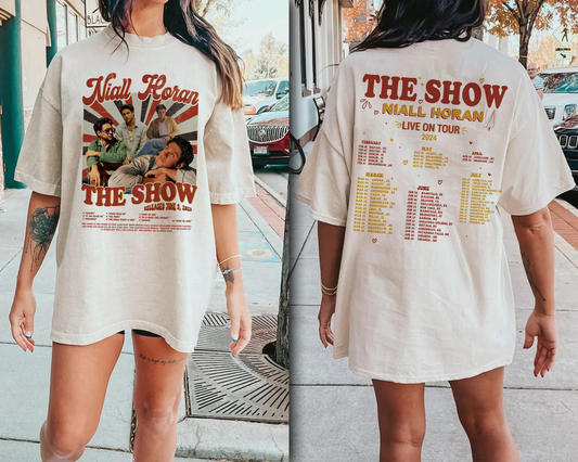 Niall Horan Tracklist The show Live on tour 2024 T-Shirt