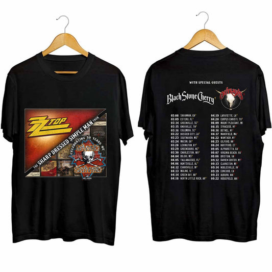 Lynyrd Skynyrd ZZ Top Tour 2024 Shirt