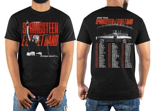 2 Side Bruce Springsteen And E Street 2023 Tour Shirt, E Street Shirt
