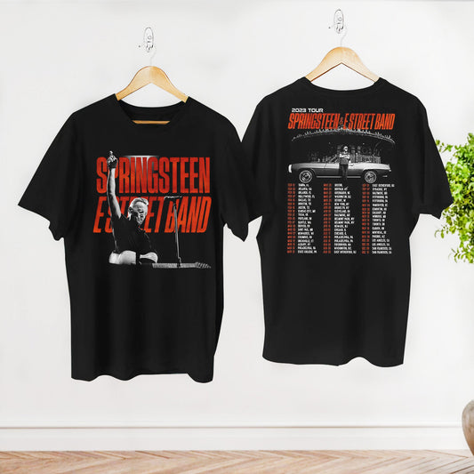 2 Side Bruce Springsteen And E Street 2023 Tour Shirt, Bruce Springsteen Fan Gift